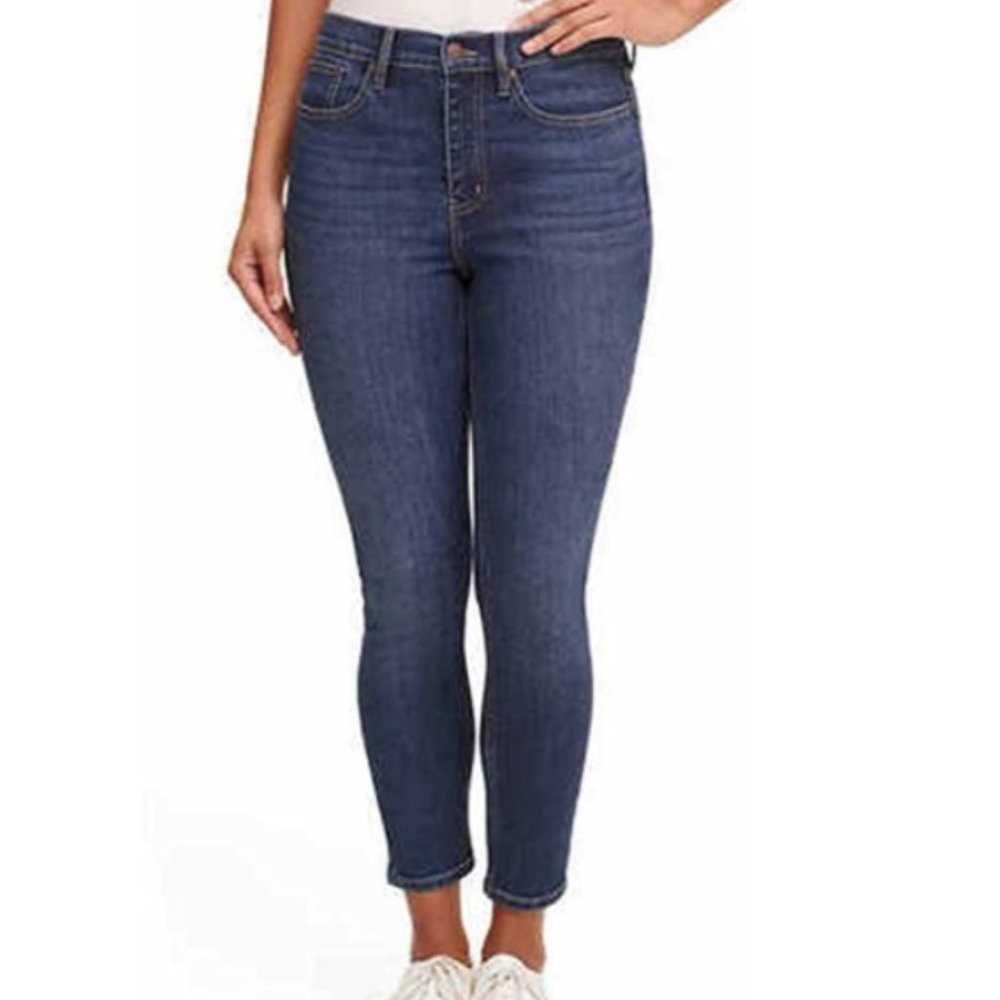 NWT Calvin Klein Jeans Women's High Rise Skinny Blue Jeans Size 10/30 $75 JJ250
